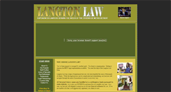 Desktop Screenshot of langtonlaw.com